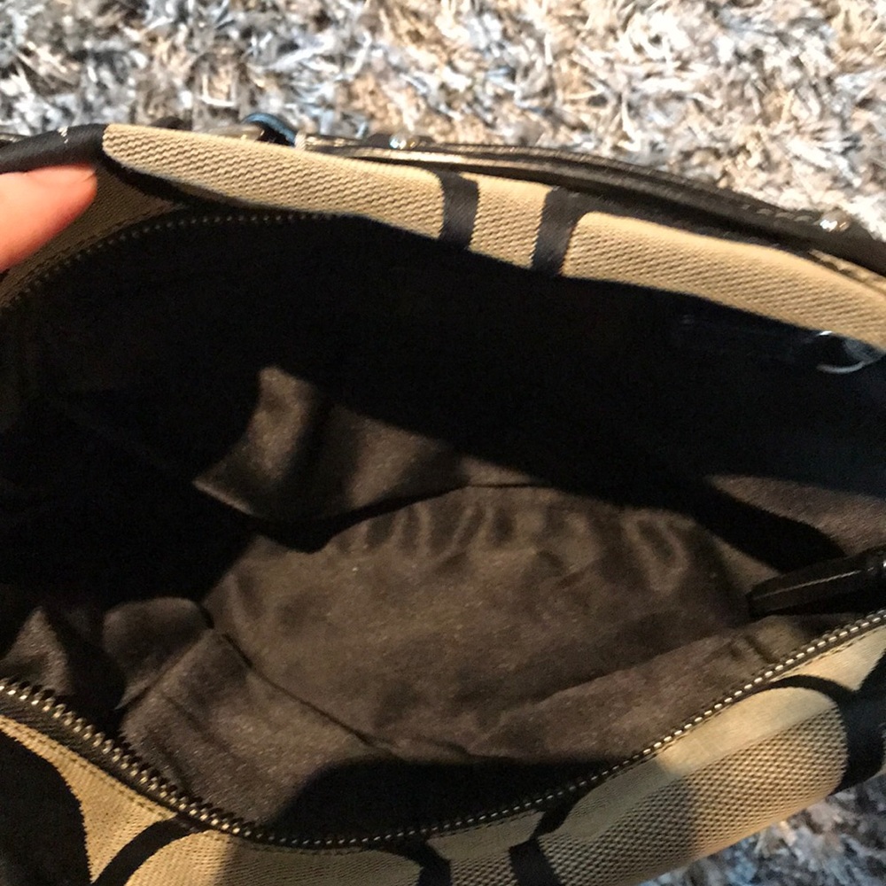 Coach-Monogramed Shoulder Bag - Picture 6 of 7